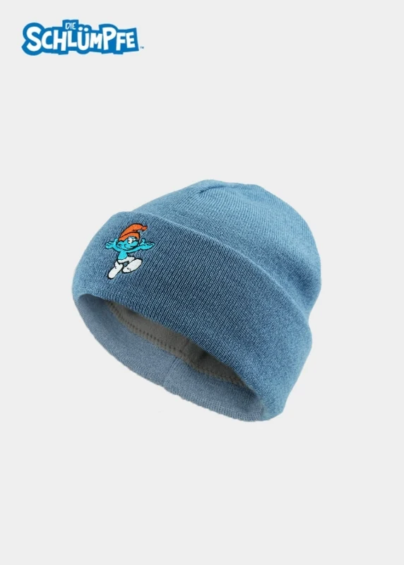 BAVARIAN CAPS Kinder Strick-Haube Schlumpf für Erwachsene
