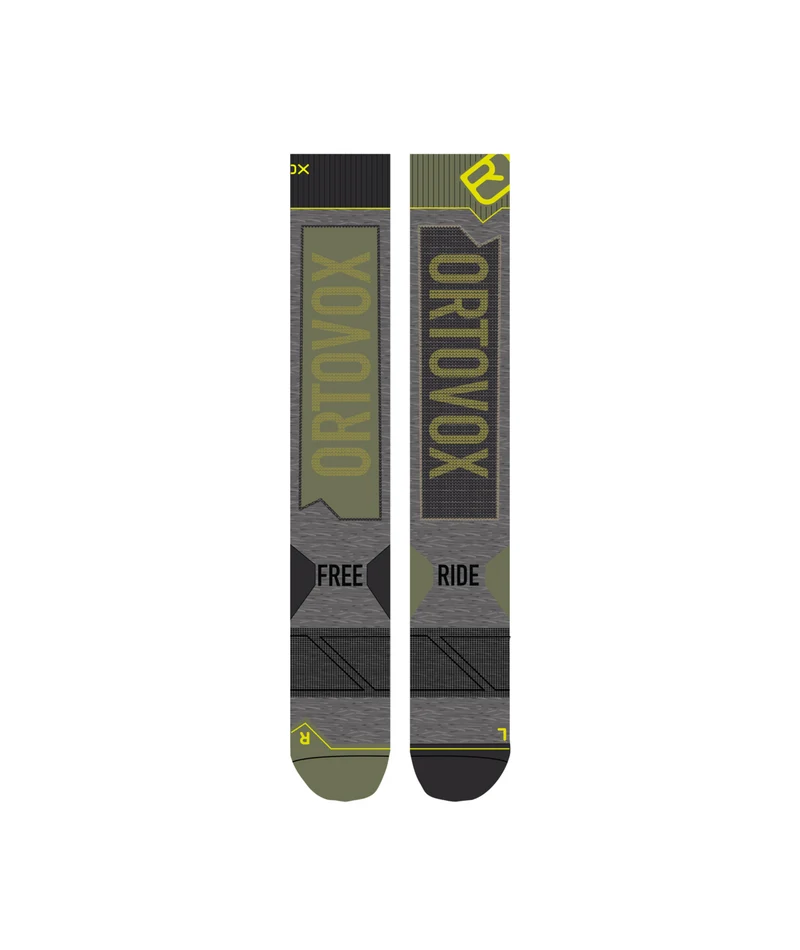 ORTOVOX FREERIDE LONG SOCKS M Skisocken mit Merinowolle