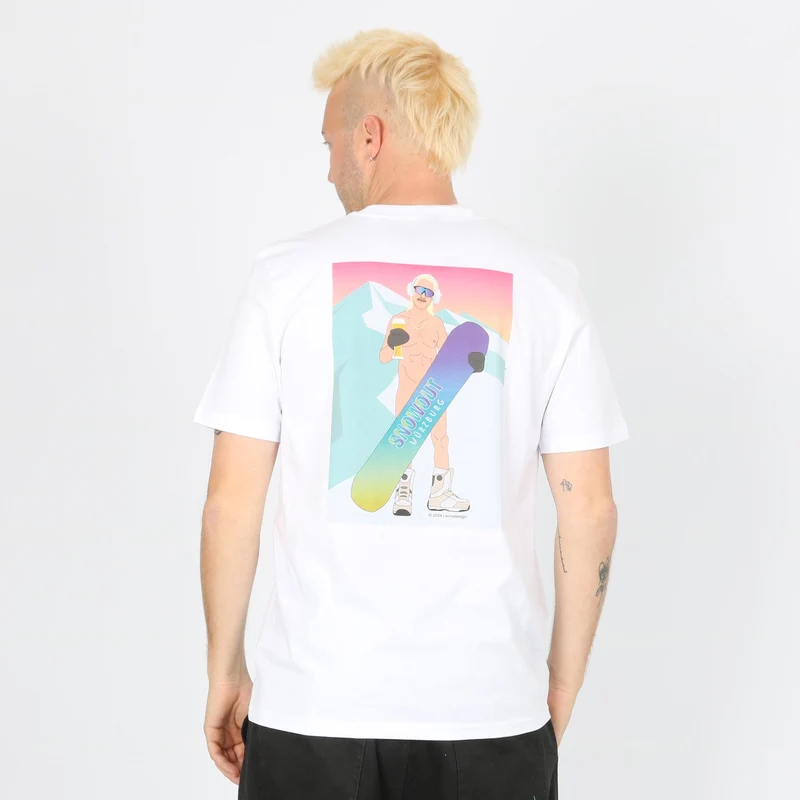 Blowout Organic Snowout T-Shirt - White