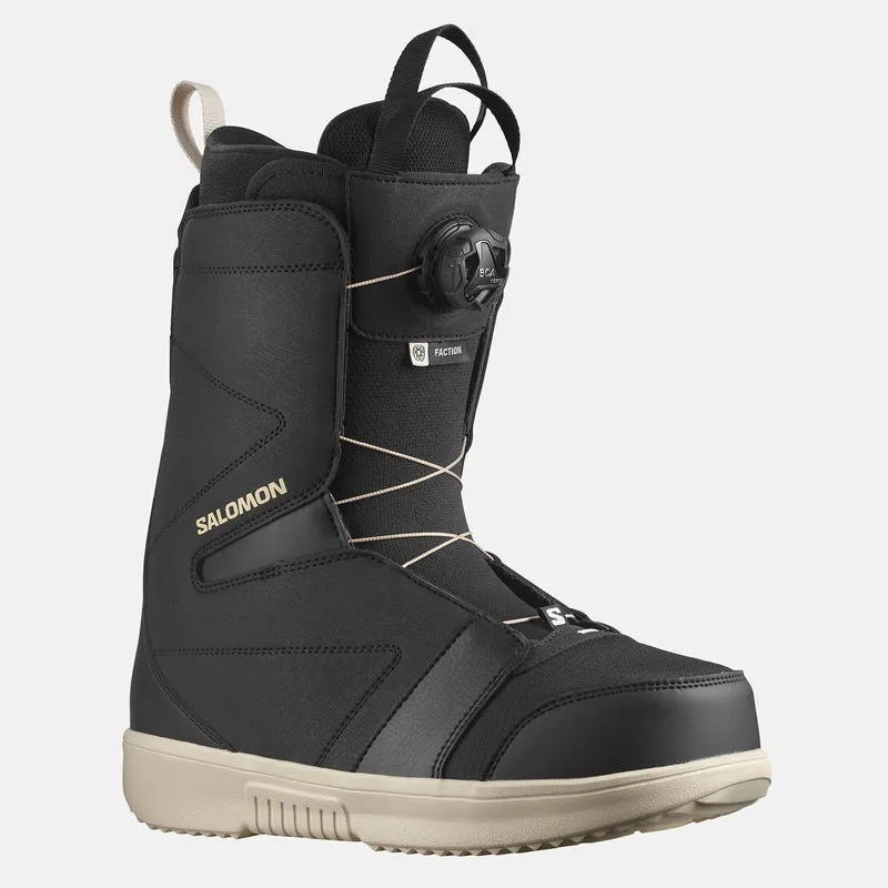 Salomon Faction Boa Boot - Black / Black / Rainy