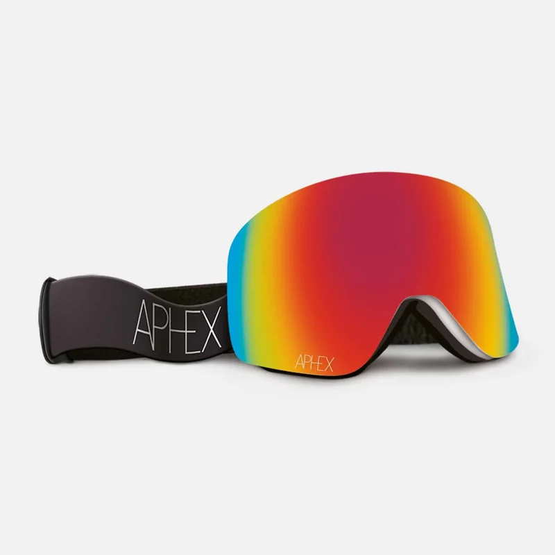 Aphex Oxia Matt White Goggle - Revo Red