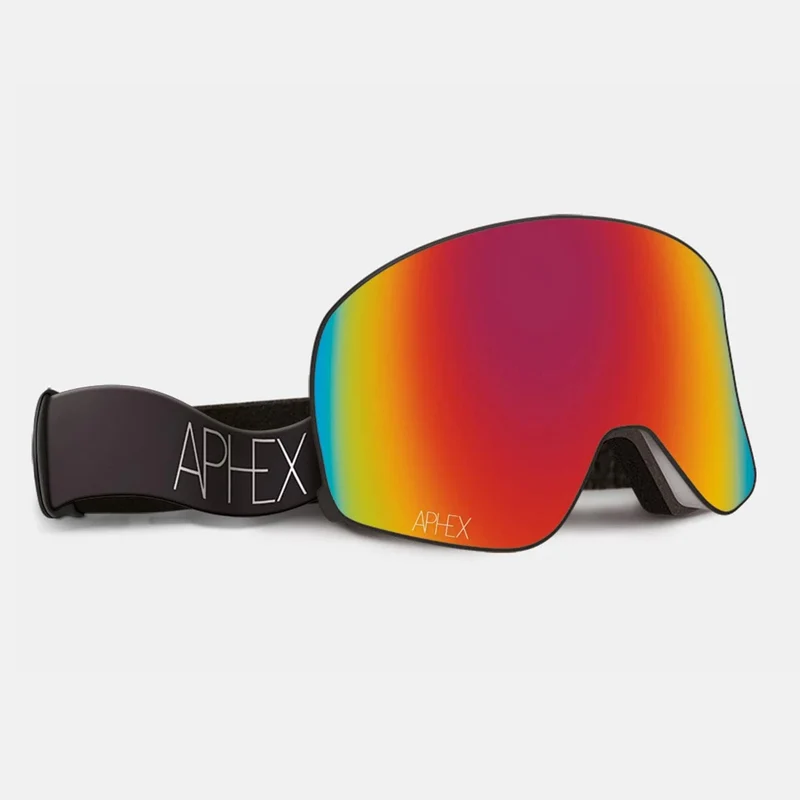 Aphex Virgo Matt White Goggle - Revo Red