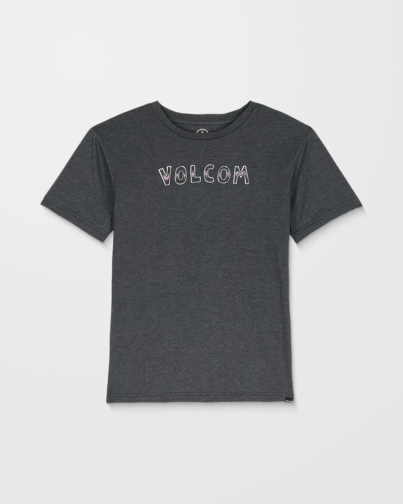 Volfire Hth T-Shirt - Heather Black - (KINDER)