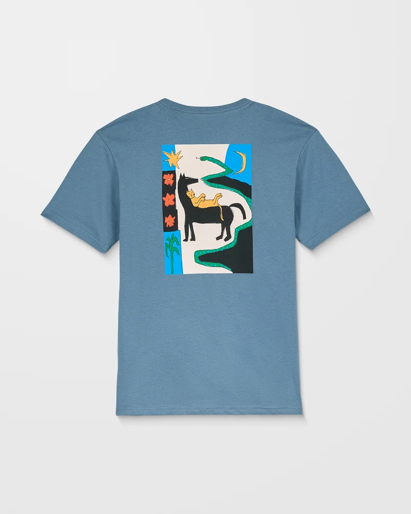 Longosnake T-Shirt - Blue Wash - (KINDER)