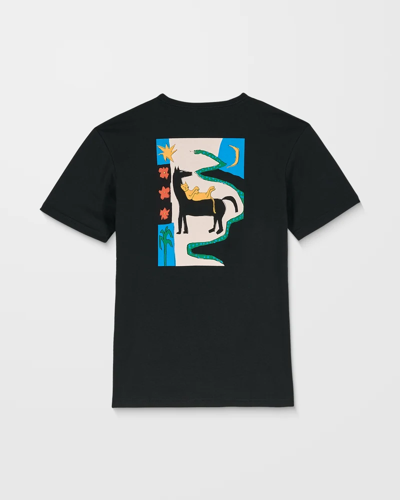 Longosnake T-Shirt - Black - (KINDER)