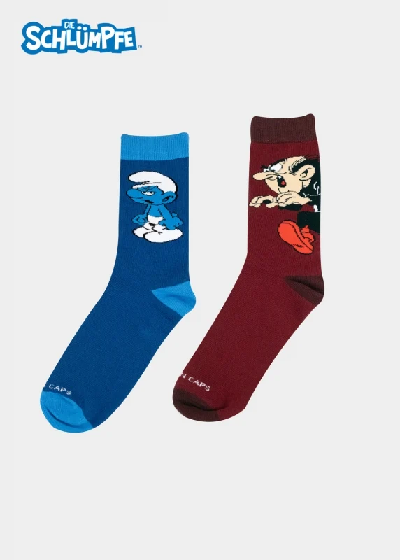 BAVARIAN CAPS Sockenbox Schlümpfe 2 Paar Socken