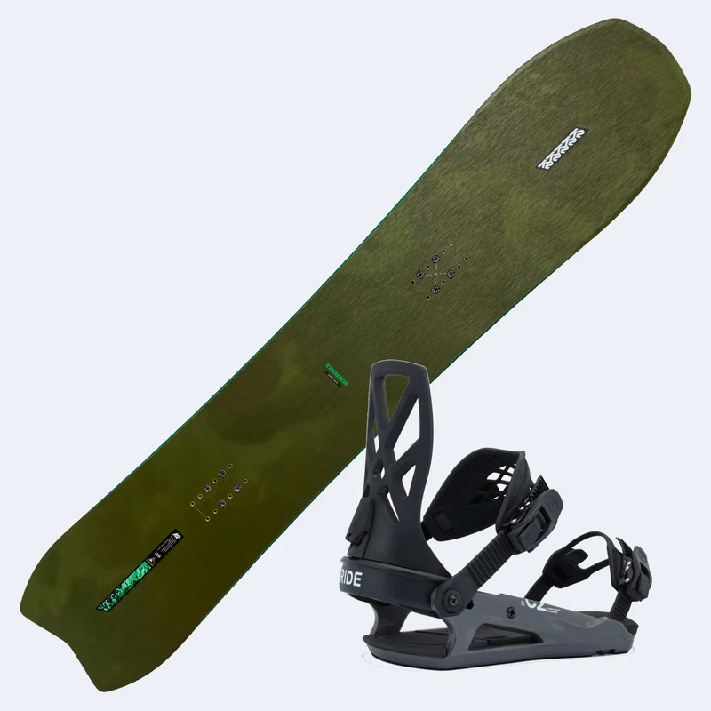 2026 K2 Excavator Snowboard with Ride C-2 Bindings