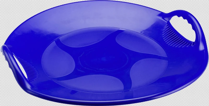 ALPENGAUDI Schlitten UFO Blau – Robuster Rutscher bis 50 kg