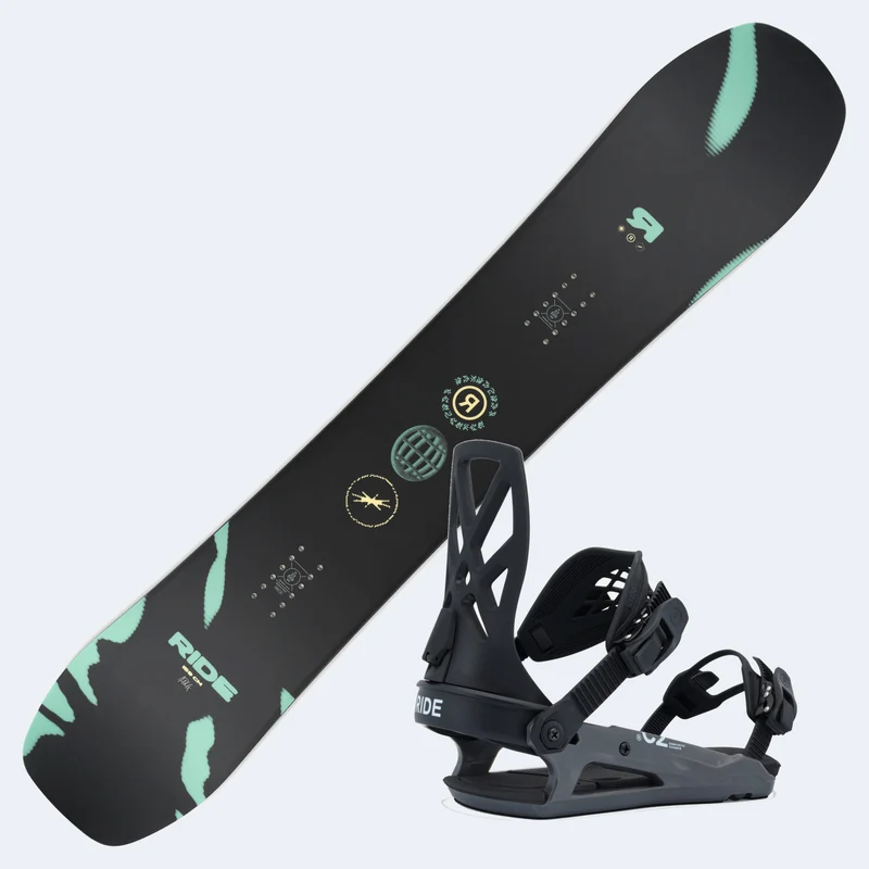 2026 Ride Berzerker Snowboard with Ride C-2 Bindings