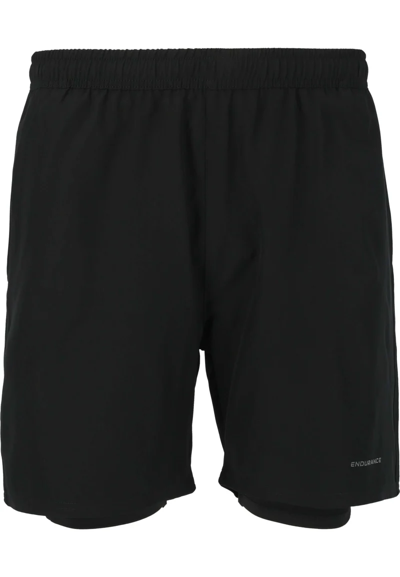 ENDURANCE Kros 2-in-1 Shorts Herren – atmungsaktive Sporthose