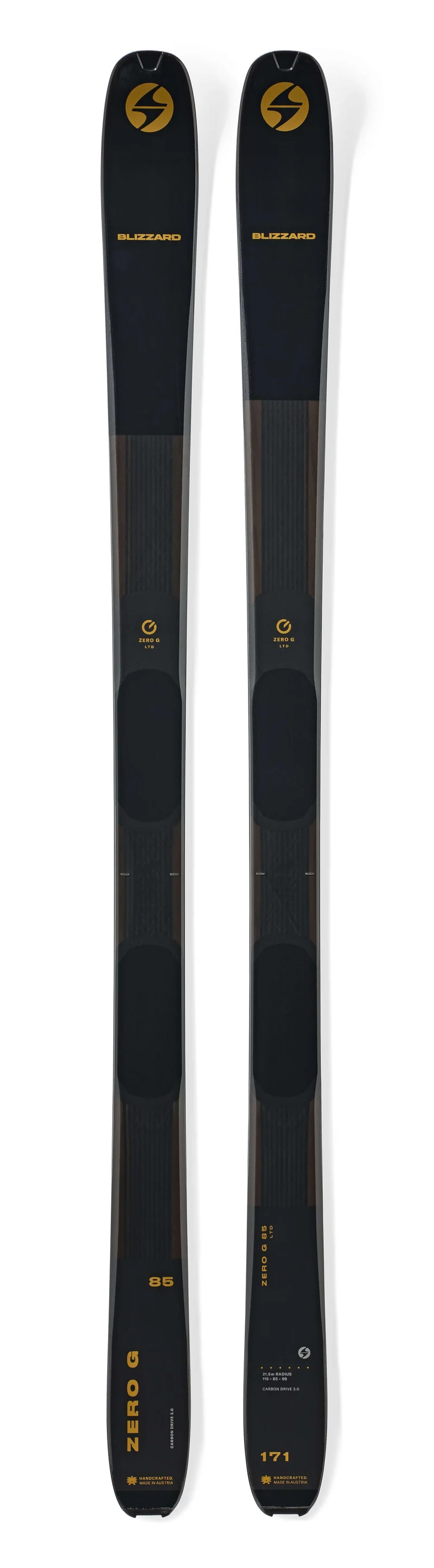 BLIZZARD ZERO G 085 LTD FLAT Tourenski Carbon