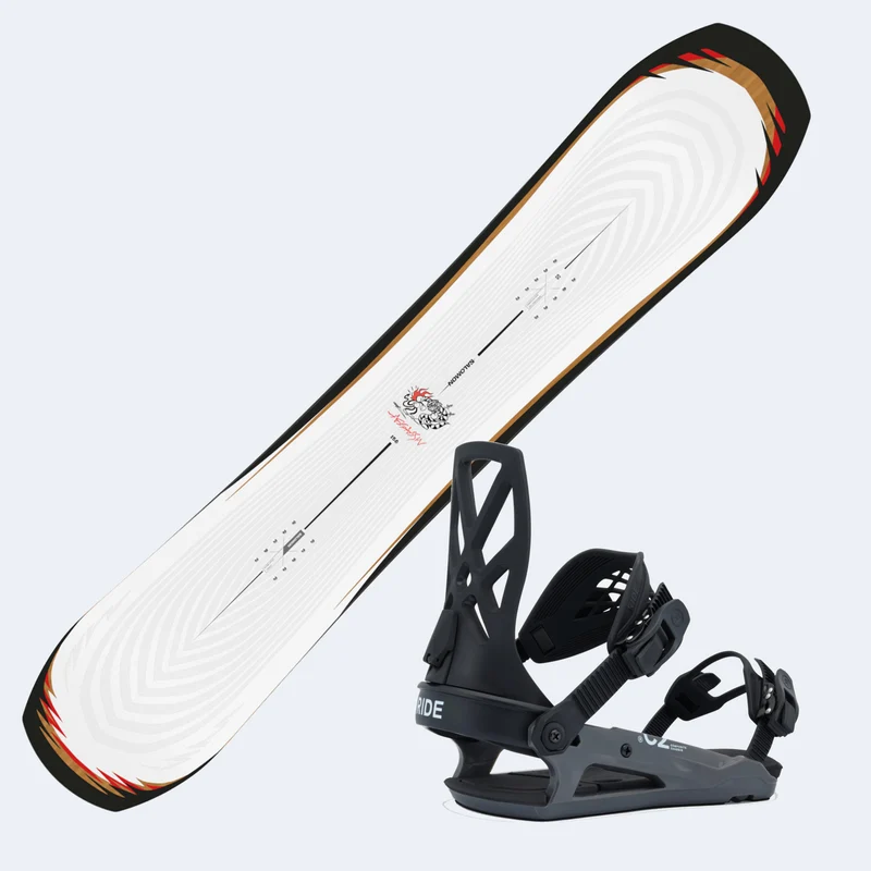 2026 Salomon Assassin Snowboard with Ride C-2 Bindings