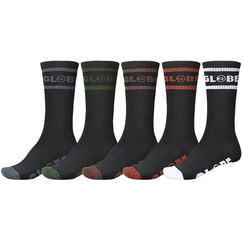Tilt Hi Crew Sock 5 Pack