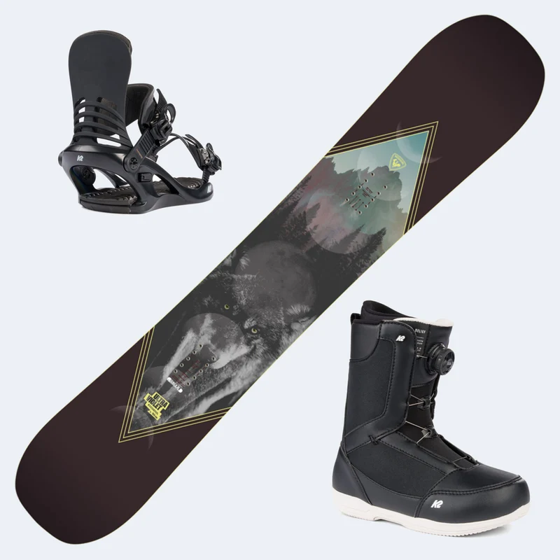 2025 Rossignol Ultraviolet Women's Snowboard with K2 Belief Boots And K2 Cassette Women's Bindings