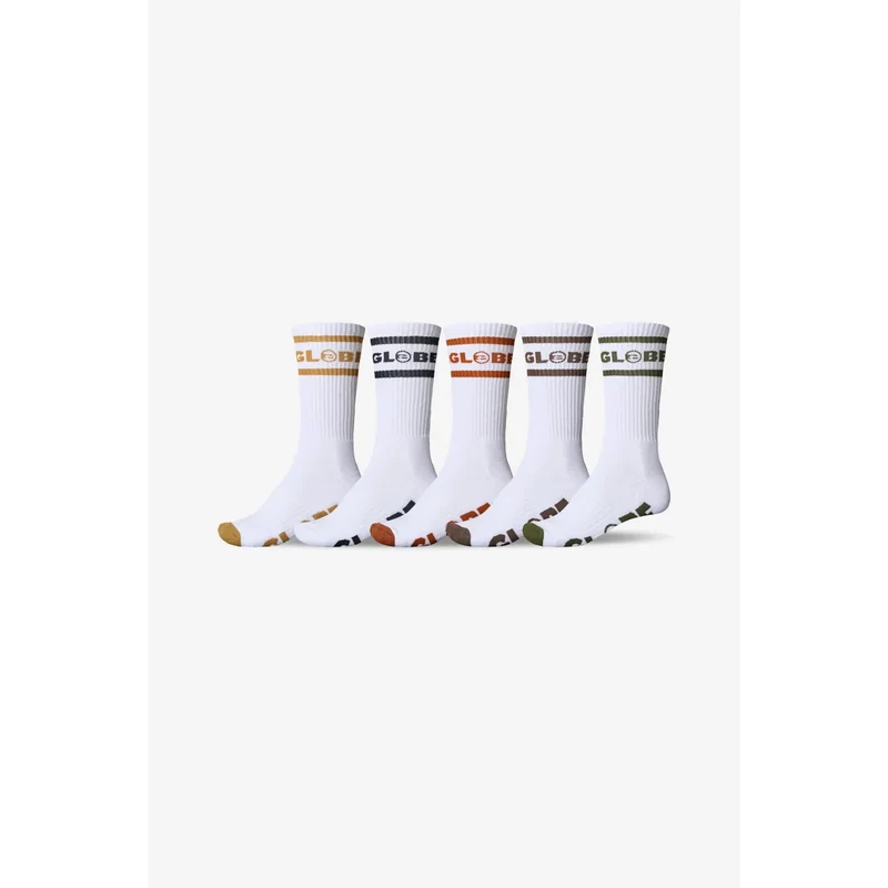 Tilt Hi Crew Sock 5 Pack