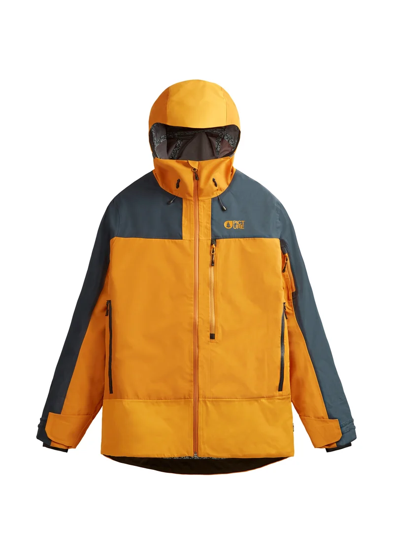 Picture Broader Men's 3L Jacket - Camel/Dark Blue