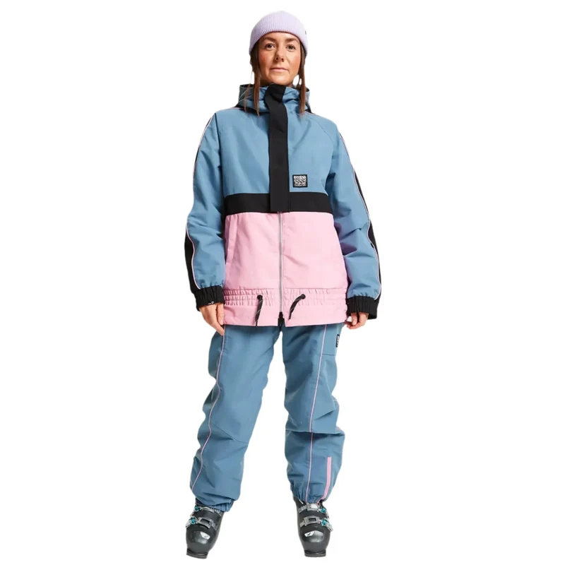 Rojo Retro Jo Womens Snow Jacket - Coronet Blue