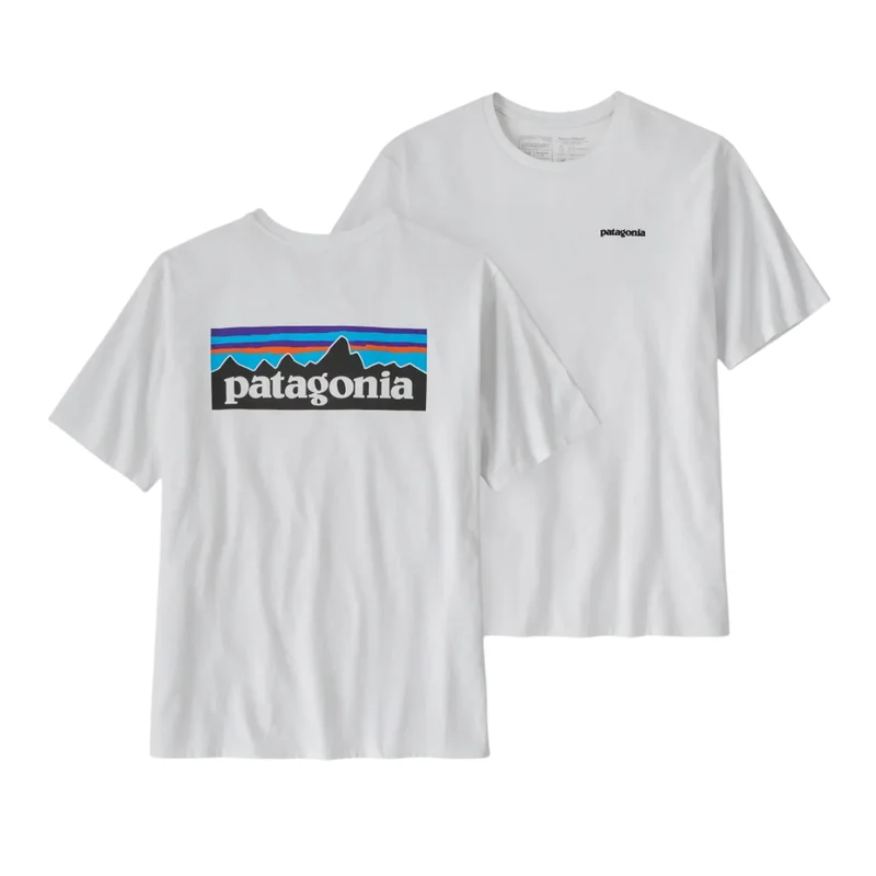Patagonia P-6 Logo Responsibili-Tee - White