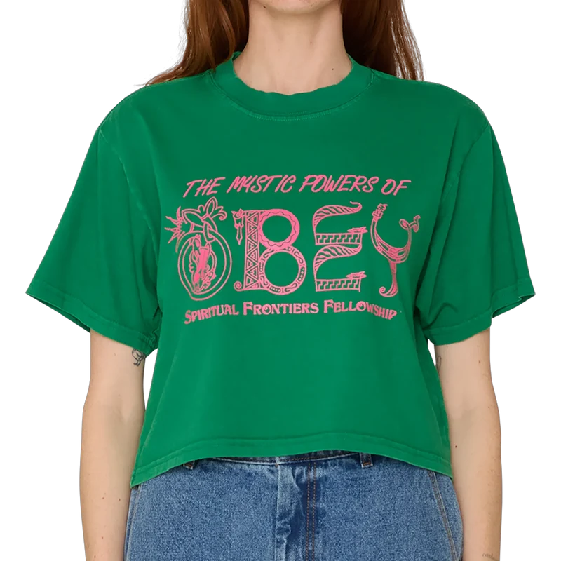 Mystic Powers Of Obey Crop S/S T-Shirt