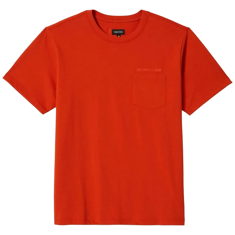 Embroidered Heavy Weight Pocket S/S T-Shirt