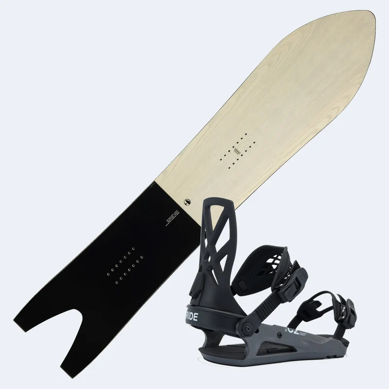 2026 Arbor A-Frame Snowboard with Ride C-2 Bindings