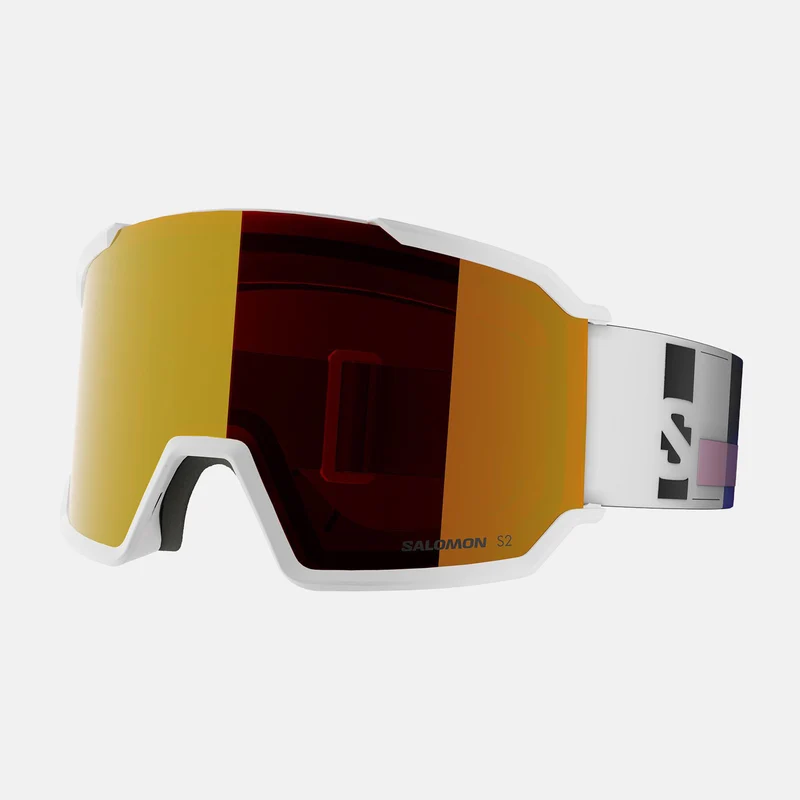 Salomon S/View 3 Photochromic Goggle - White / Mid Red