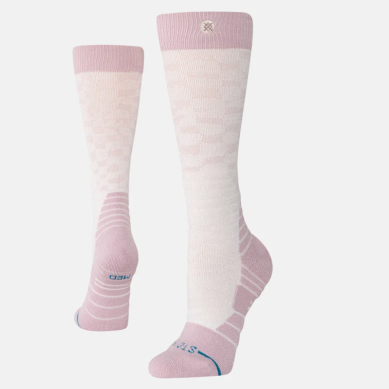 Stance W' Check Me Out Mid Socks - Lilac