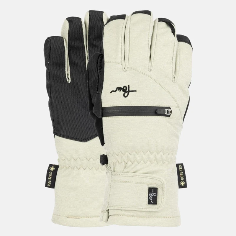 Pow Gloves W' Cascadia Gore-Tex Short - Light Grey