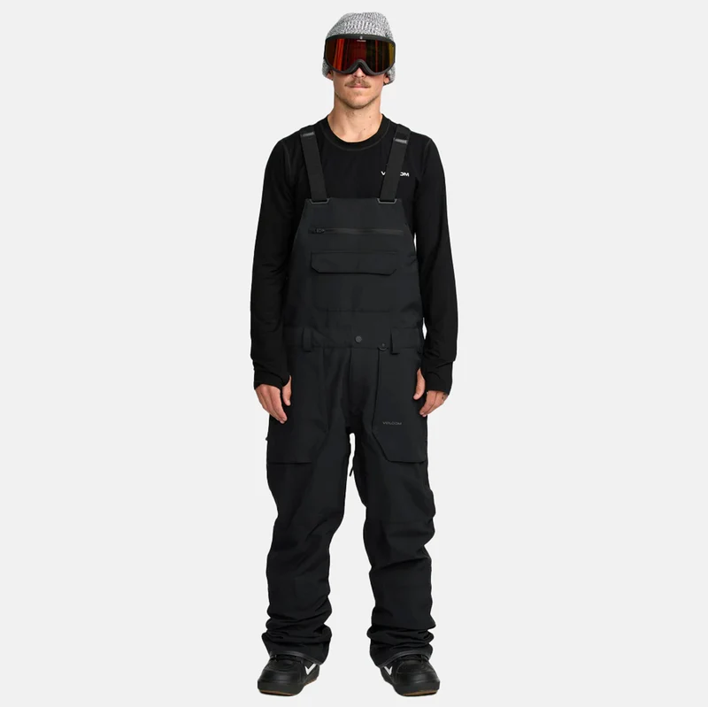 Volcom Roan Bib Overall Pant - Black
