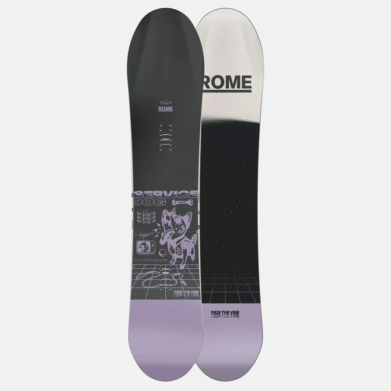 Rome Service Dog Snowboard