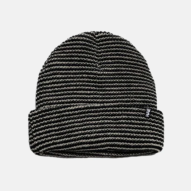 HAE Peak Bagger Beanie - Black / Beige