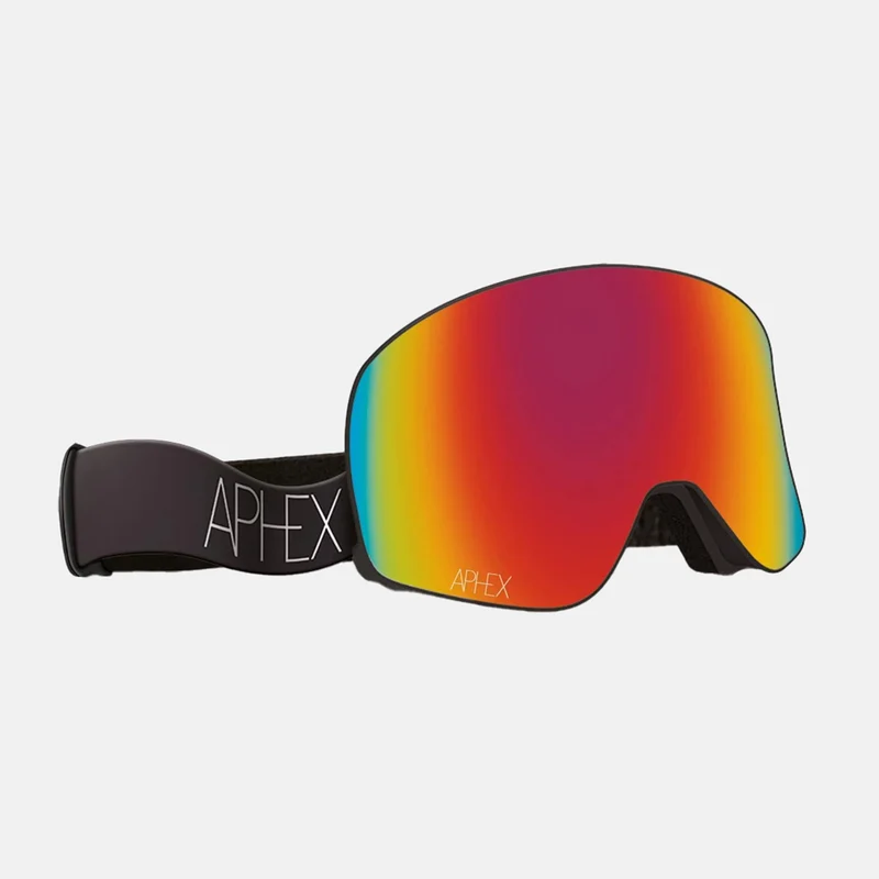 Aphex Virgo Black Goggle - Revo Red
