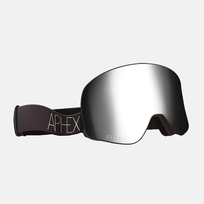 Aphex Virgo Black Goggle - Revo Silver