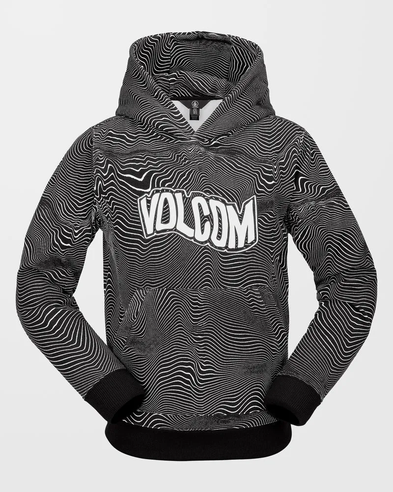 Hydro Fleece Kapuzenpullover - Black Print - (KINDER)
