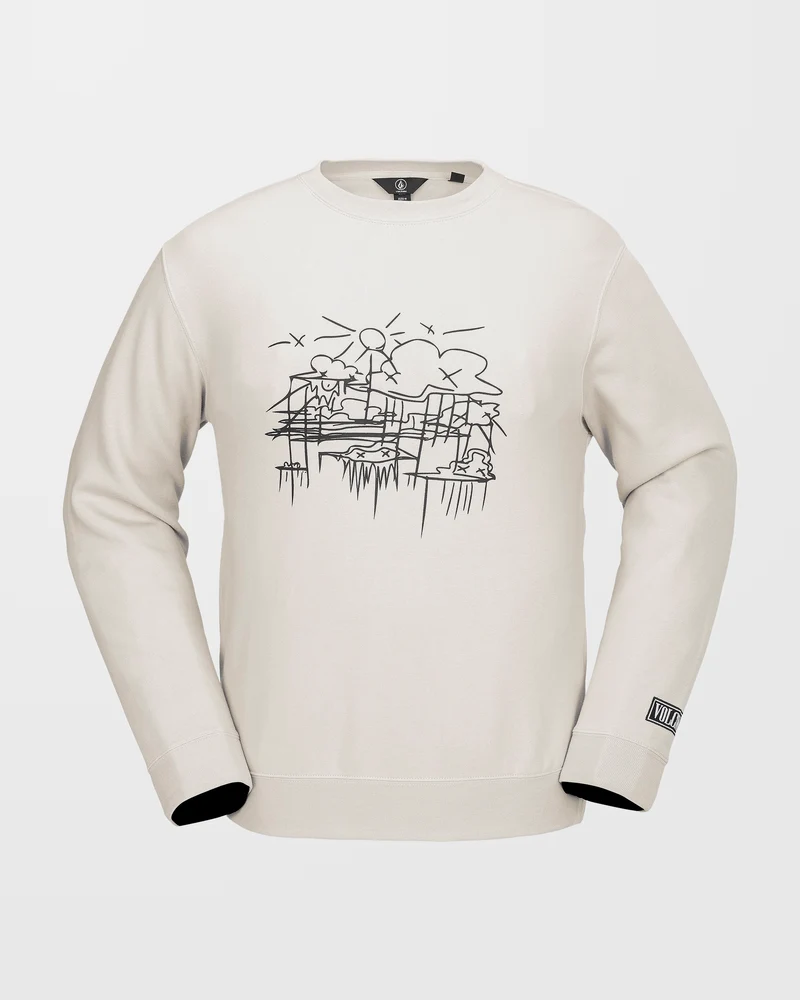 Essential Fleece Pullover - Stone