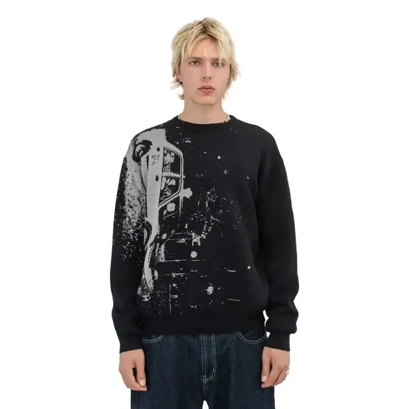 Beyond Medals Jacquard Knit Sweater