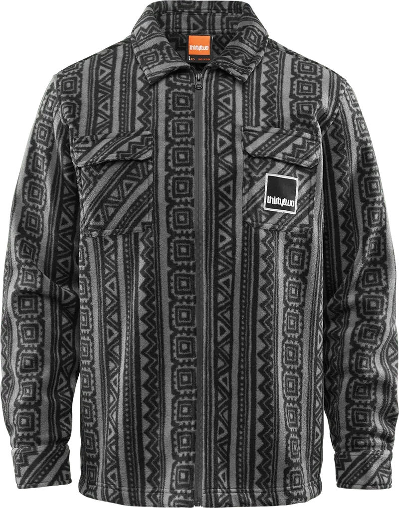 MEN'S REST STOP ZIP UP X GRENIER SHIRT