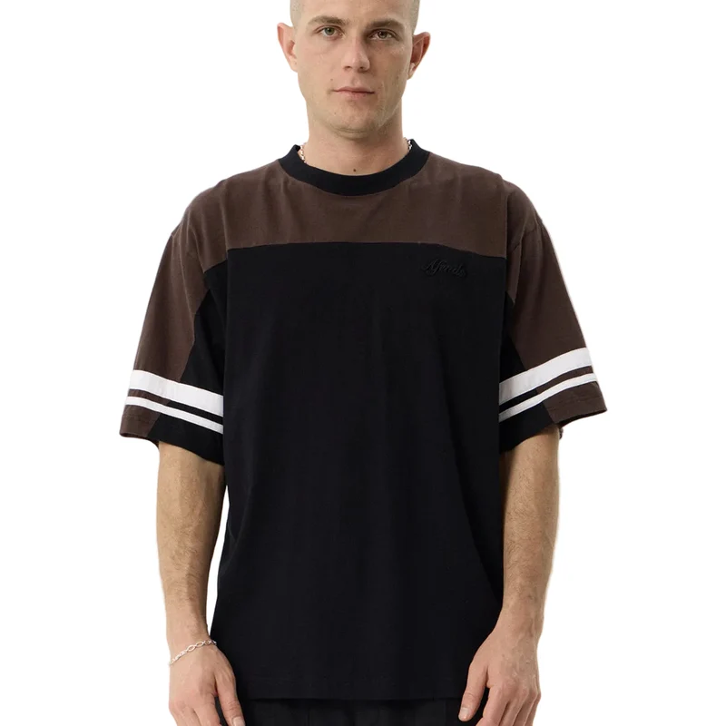 Afends Origin Boxy Vintage Tee - Black