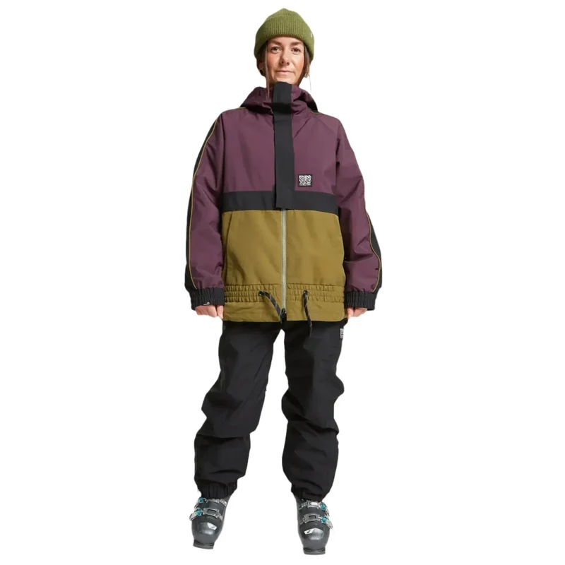 Rojo Retro Jo Womens Snow Jacket - Plum