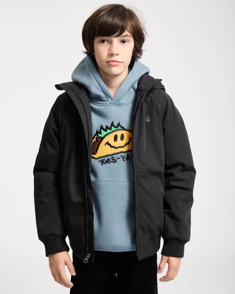Hernan 10K Jacke - Black - (KINDER)