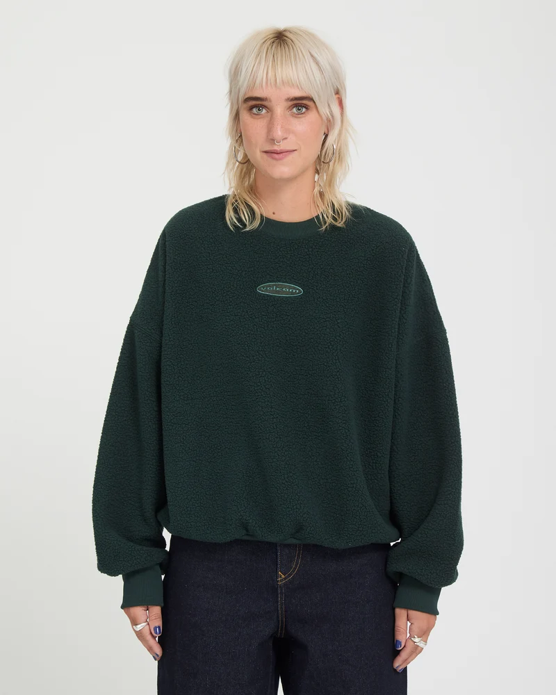 Piou Sherpa Sweatshirt - Scarab