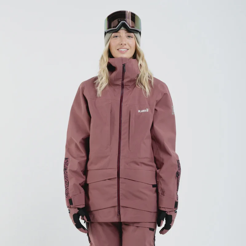 Planks Roamer 3L Shell Women's Jacket - Clay Red