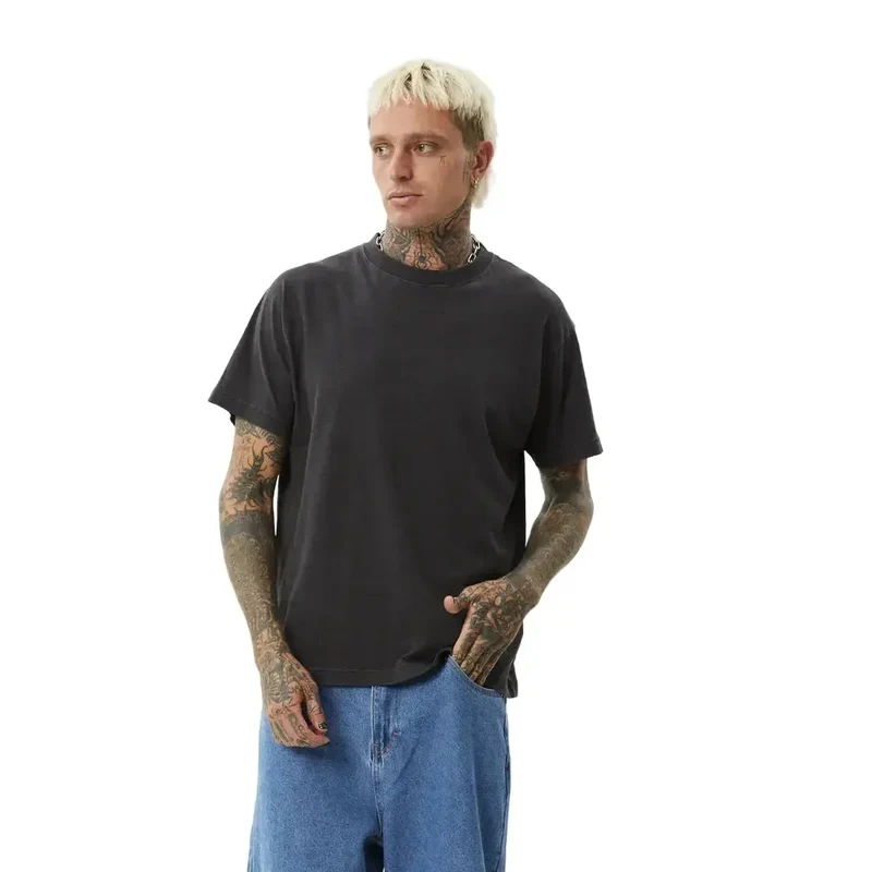 Afends Genesis Heavywight Boxy Tee - Stone