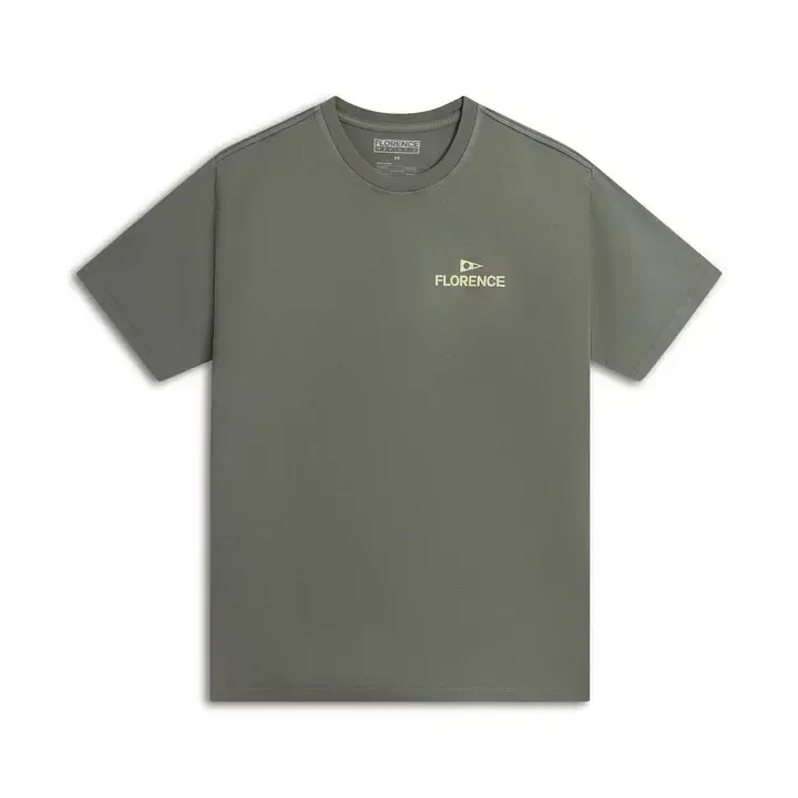 Florence Marine Crew T-Shirt - Dark Sage
