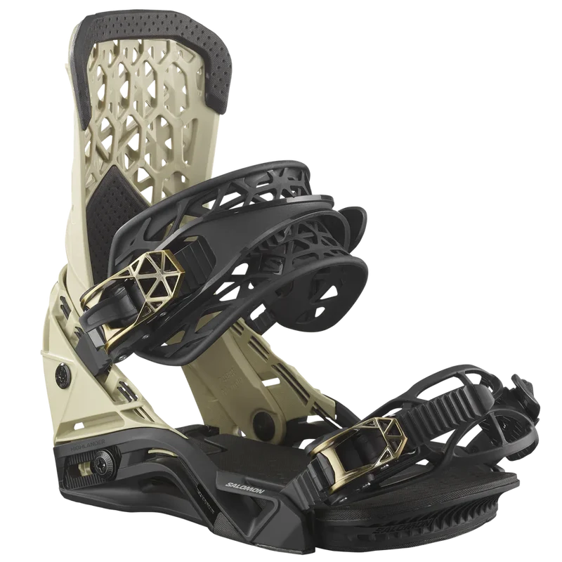 Salomon Highlander Snowboard Bindings - Pale Khaki