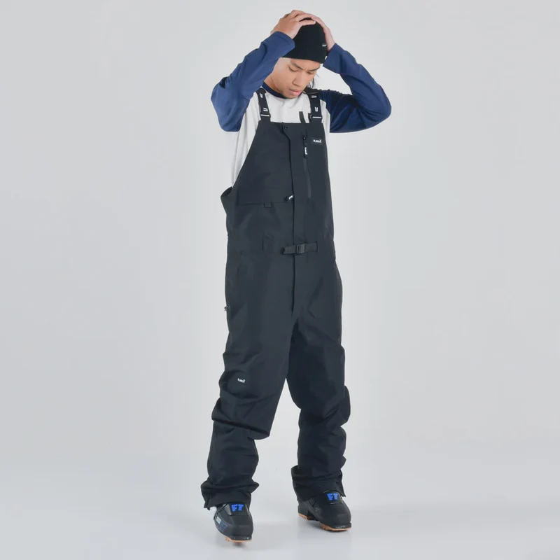 Planks High Rider Men's Bib Pants - Black