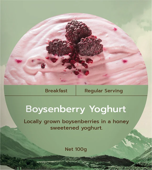 Real Meals - Boysenberry Yogurt