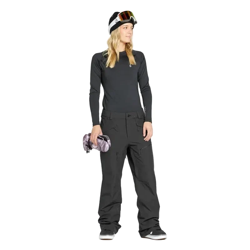 2025 Volcom Stone Mica 20K Womens Snow Pants - Black