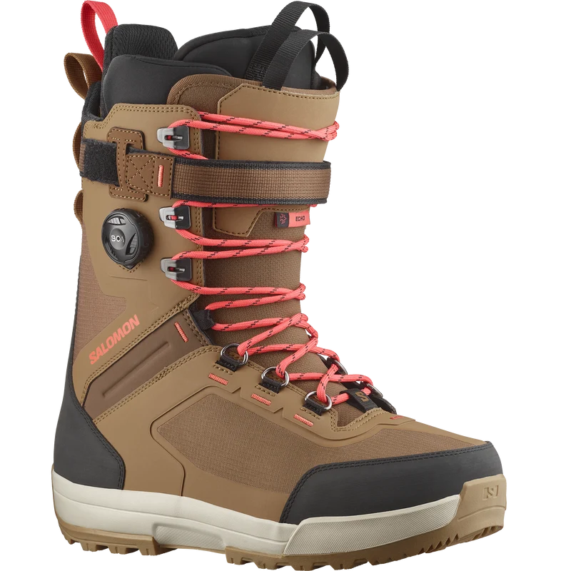 2025 Salomon Echo Lace SJ BOA Snowboard Boots | Tobacco Brown
