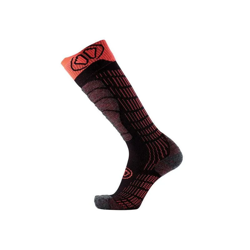 Sidas Ski Comfort Snow Socks - Black / Orange